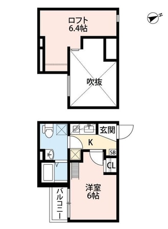 出屋敷駅 徒歩4分 1階の物件間取画像